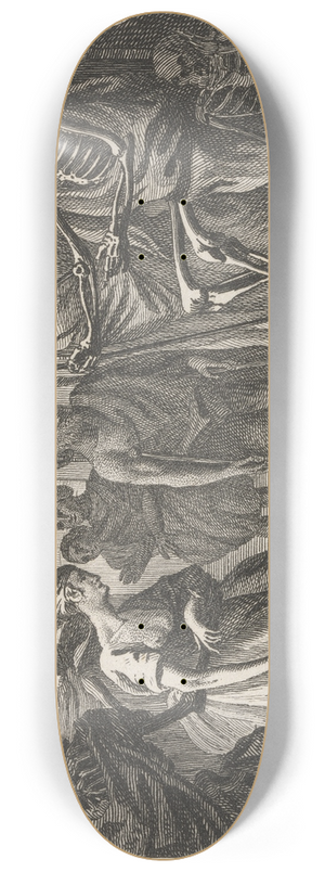 John Wootton - Fable XLVII. The Court of Death 8.25 inch art skate deck John Wootton - Fable XLVII. The Court of Death 8.25 inch art skate deck