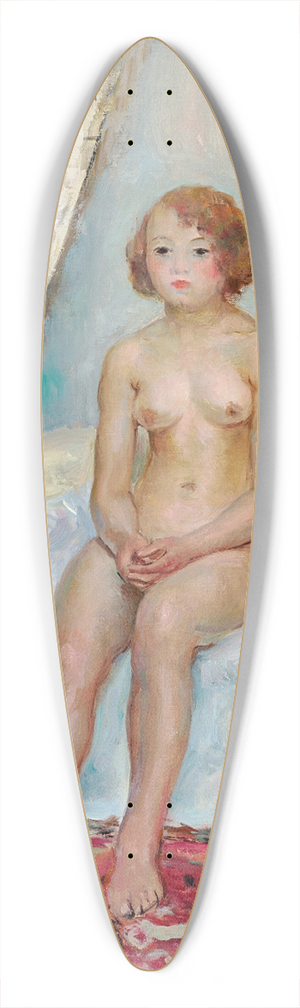 Henri Lebasque - Nu assis dans une alcove 39.3 inch art pintail longboard deck