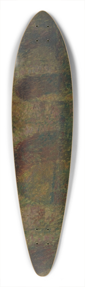 Henri Le Sidaner - Le Pont au crpuscule, Clisson 39.3 inch art pintail longboard deck