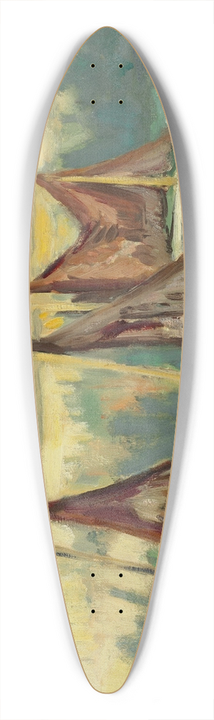 Henri Manguin - Voiliers  mare basse 39.3 inch art pintail longboard deck