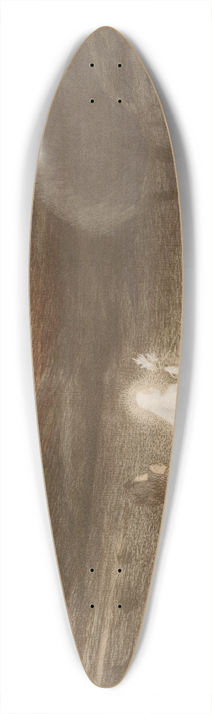 Henri Martin - Dante Rencontre Batrix 39.3 inch art pintail longboard deck
