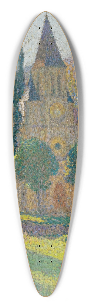 Henri Martin - Lglise De Labastide Du Vert 39.3 inch art pintail longboard deck