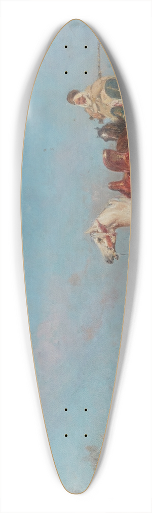 Henri milien Rousseau - A caravan at rest 39.3 inch art pintail longboard deck