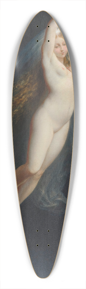 Henri-Pierre Picou - Evening star 39.3 inch art pintail longboard deck