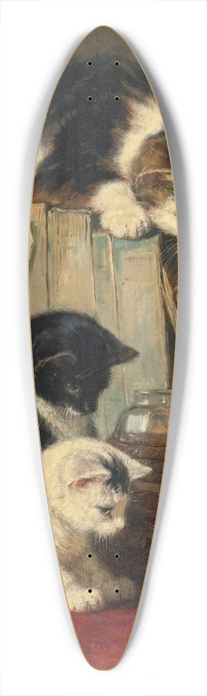 Henritte Ronner-Knip - Watching The Prey 39.3 inch art pintail longboard deck