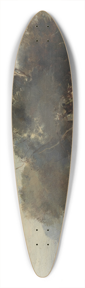 Henry Bright - On the Norfolk Broads 39.3 inch art pintail longboard deck