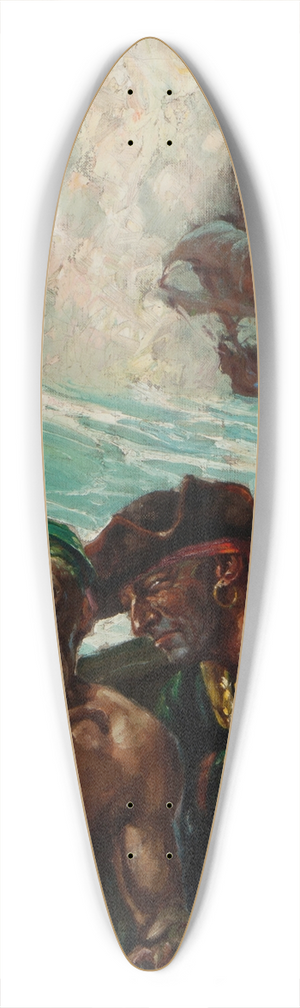 Henry Cruse Murphy - Conspiracy 39.3 inch art pintail longboard deck