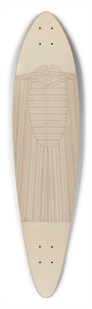 Henry De Wolfe - Mans Shirt 39.3 inch art pintail longboard deck