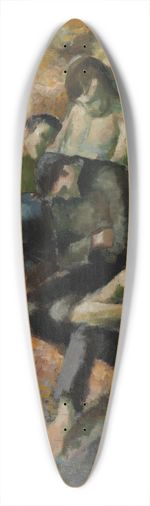 Henry Ericsson - Prison Camp 39.3 inch art pintail longboard deck