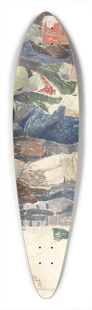 Henry Ericsson - Tivoli 39.3 inch art pintail longboard deck