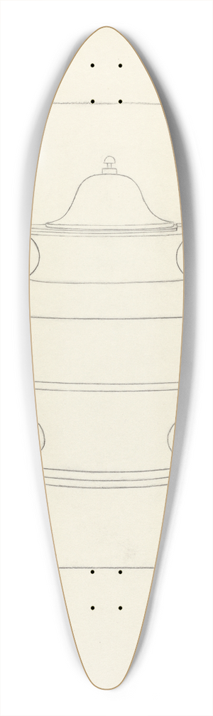 Henry Granet - Pewter Pitcher 39.3 inch art pintail longboard deck