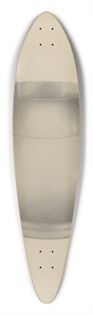 Henry Granet - Pitcher 39.3 inch art pintail longboard deck