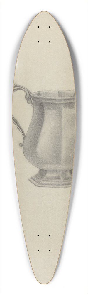 Henry Granet - Silver Mug 39.3 inch art pintail longboard deck