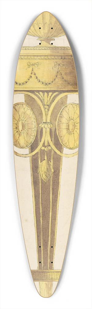 Henry Holland - Design for a torchere or perfume burner 39.3 inch art pintail longboard deck