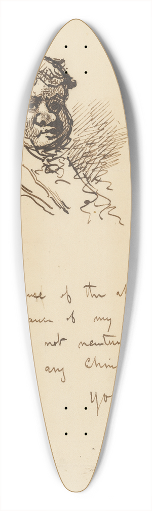 Henry Inman - Henry Inman 39.3 inch art pintail longboard deck