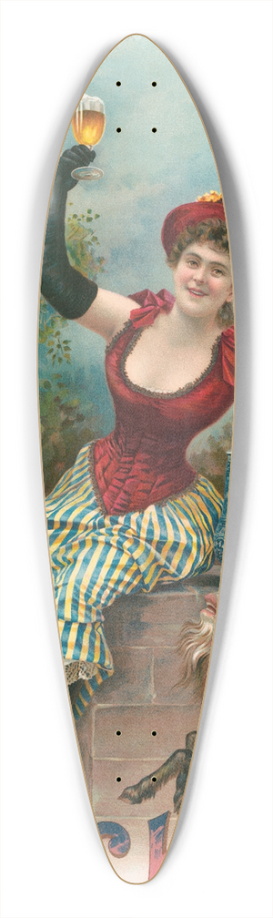 Henry Jerome Schile - [Have one with me, no. 179], Bock 39.3 inch art pintail longboard deck