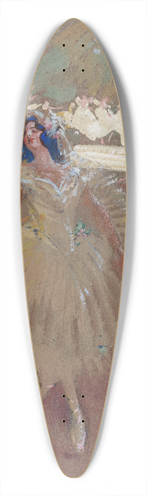 Henry Keller - Pavlova 39.3 inch art pintail longboard deck