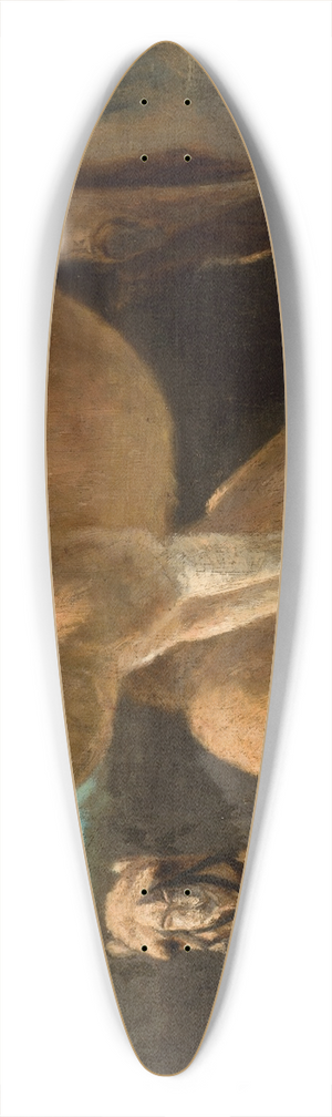 Henryk Rodakowski - Two Camels 39.3 inch art pintail longboard deck