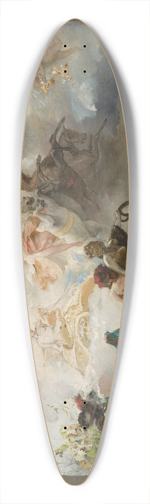 Henryk Siemiradzki - Aurora, plafond project 39.3 inch art pintail longboard deck