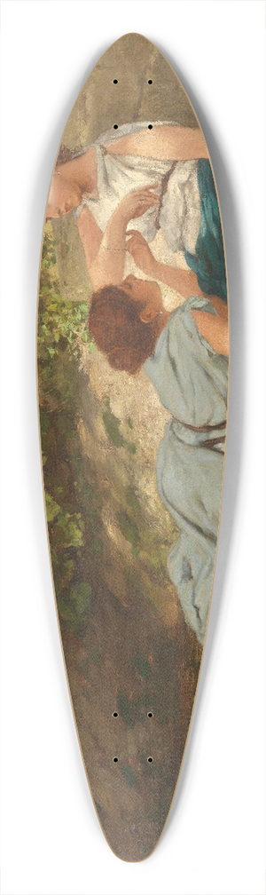 Henryk Siemiradzki - Das Gesprch 39.3 inch art pintail longboard deck