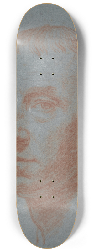 Jonathan Richardson the Elder - Self-Portrait 8.25 inch art skate deck