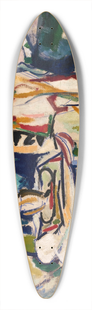 Henry Lyman Saen - Interior 39.3 inch art pintail longboard deck