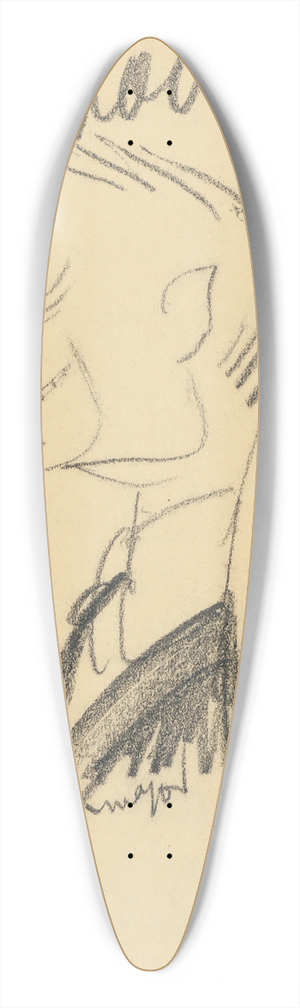 Henry Major - William Gibbs McAdoo 39.3 inch art pintail longboard deck