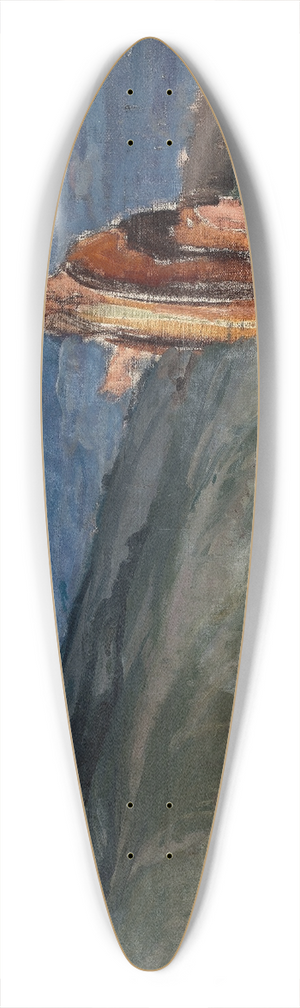 Henry Ossawa Tanner - Study for Moses and the Burning Bush 39.3 inch art pintail longboard deck