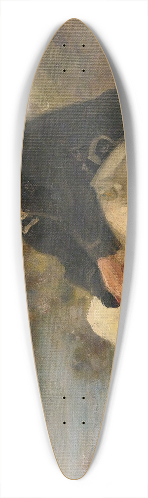 Henry Scott Tuke - A Young Sailor 39.3 inch art pintail longboard deck