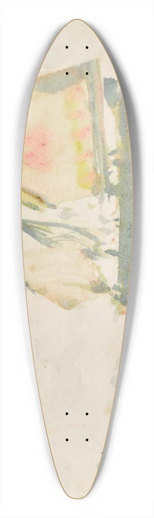 Henry Scott Tuke - Venetian Barges 39.3 inch art pintail longboard deck