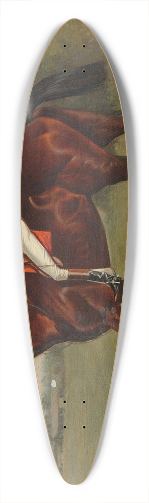 Henry Stull - Raceland with Garrison Up 39.3 inch art pintail longboard deck