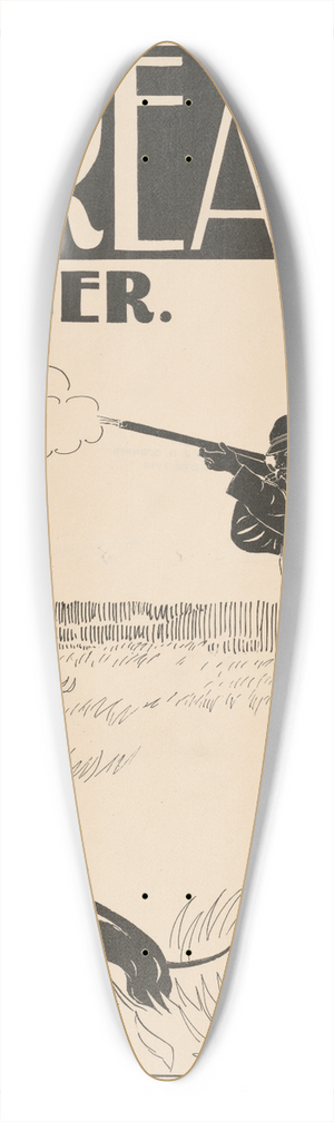 Henry Summer Watson - Recreation for October 39.3 inch art pintail longboard deck