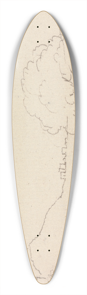 Henry Swinburne - Landscape View with Palm Trees 39.3 inch art pintail longboard deck