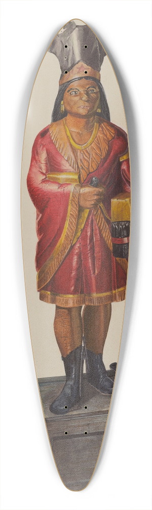 Henry Tomaszewski - Cigar Store Indian 39.3 inch art pintail longboard deck