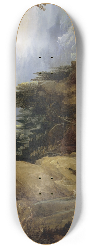 Joos de Momper - Mountain Landscape 8.25 inch art skate deck