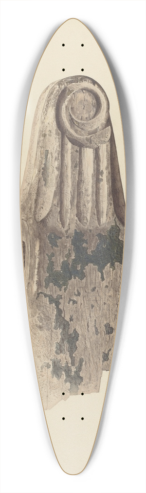 Henry Tomaszewski - Whiffle Tree End 39.3 inch art pintail longboard deck
