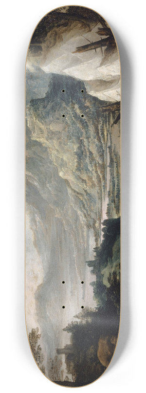 Joos de Momper - Mountainous Landscape 8.25 inch art skate deck