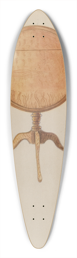 Herbert Marsh - Crows Nest Tilt Top Table 39.3 inch art pintail longboard deck