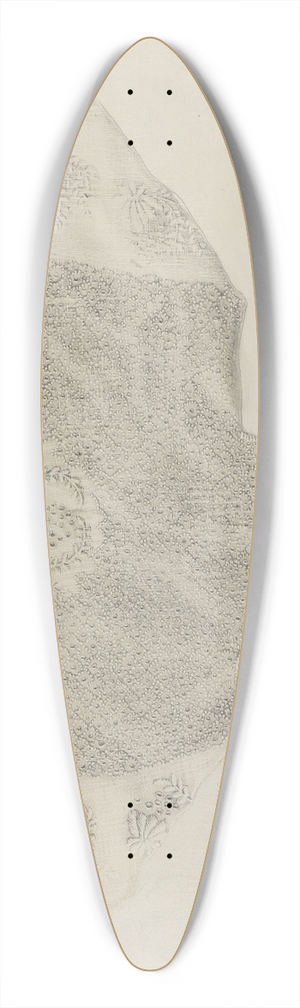 Herbert Marsh - Embroidered Yoke 39.3 inch art pintail longboard deck