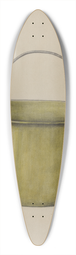 Herbert Marsh - Fire Water Pail 39.3 inch art pintail longboard deck