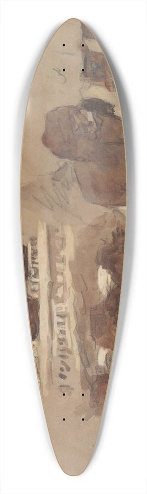 Hercules Brabazon Brabazon - Ellora 39.3 inch art pintail longboard deck