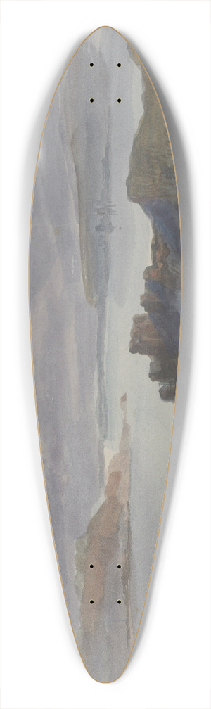 Hercules Brabazon Brabazon - Landscape 39.3 inch art pintail longboard deck