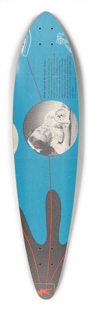 Hercules Incorporated - Cellulosics for Styling 39.3 inch art pintail longboard deck