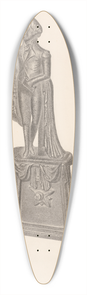 Herman Bader - Andiron 39.3 inch art pintail longboard deck