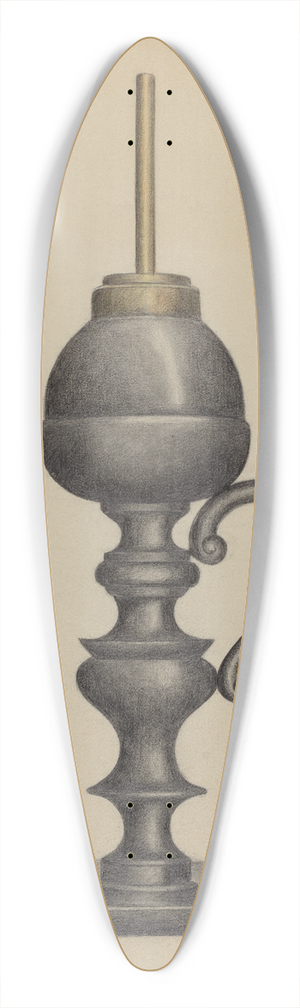 Herman Bader - Camphene Lamp 39.3 inch art pintail longboard deck