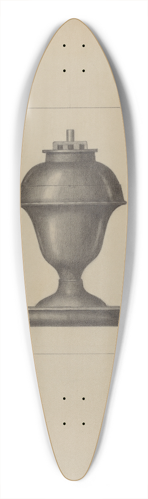 Herman Bader - Lamp 39.3 inch art pintail longboard deck