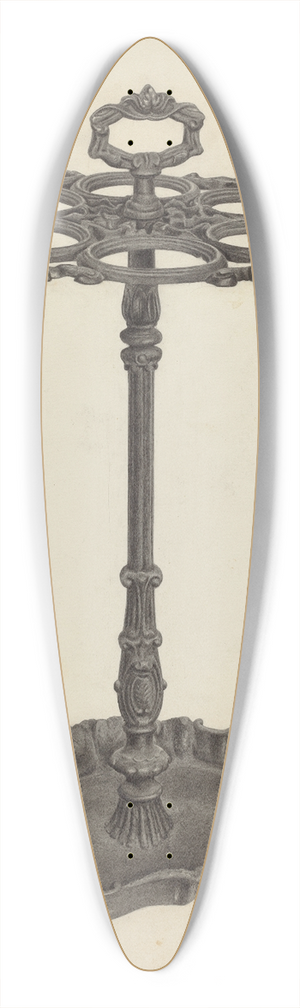 Herman Bader - Umbrella Stand 39.3 inch art pintail longboard deck