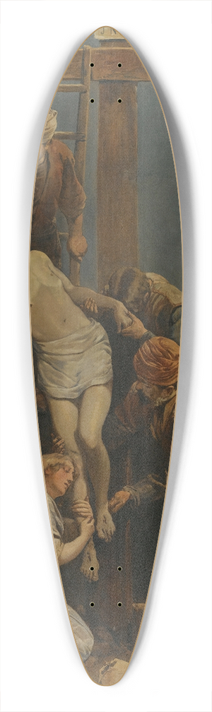 Hermann Eichler - The Deposition 39.3 inch art pintail longboard deck