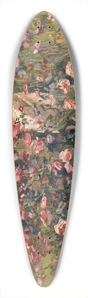 Hermann Goebel - Rose Bed 39.3 inch art pintail longboard deck