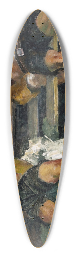 Hermann Groeber - Die Ruderer 39.3 inch art pintail longboard deck